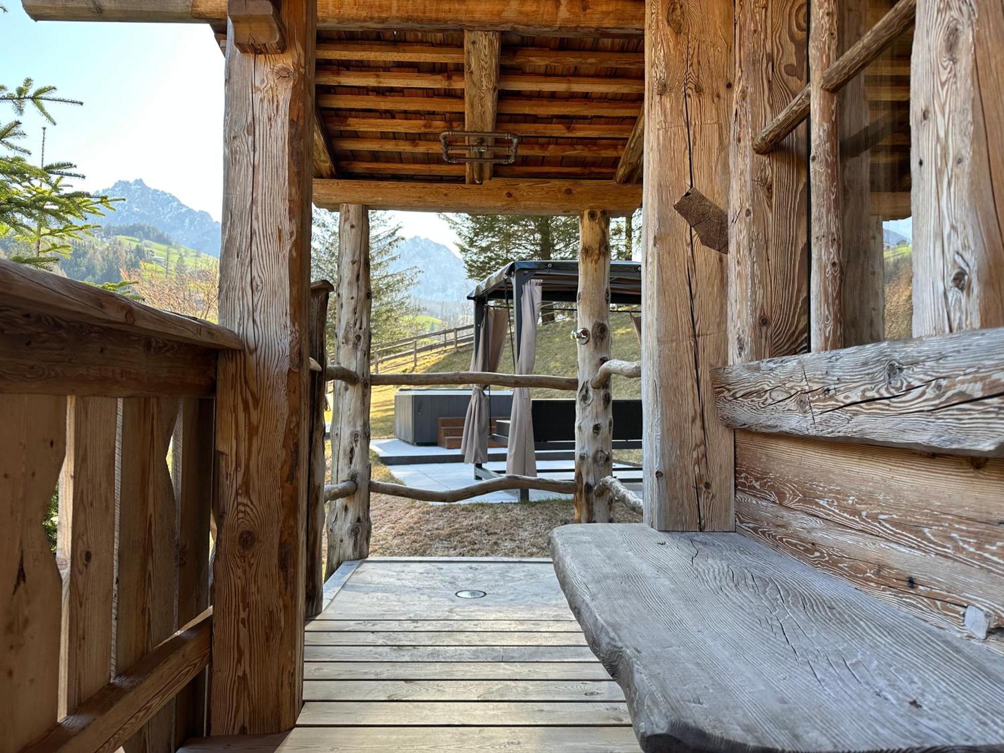 Alpine Mountain Chalet San Vigilio Di Marebbe Eksteriør bilde