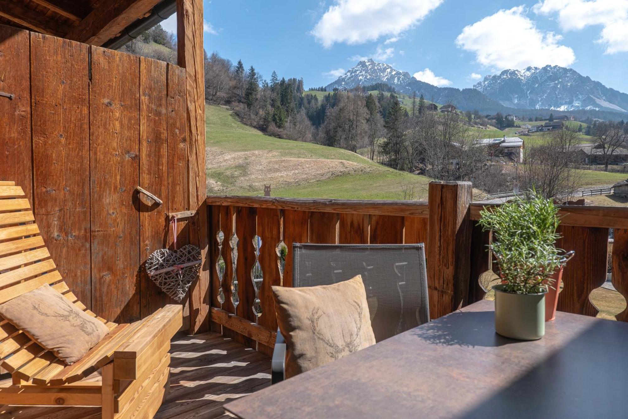 Alpine Mountain Chalet San Vigilio Di Marebbe Eksteriør bilde