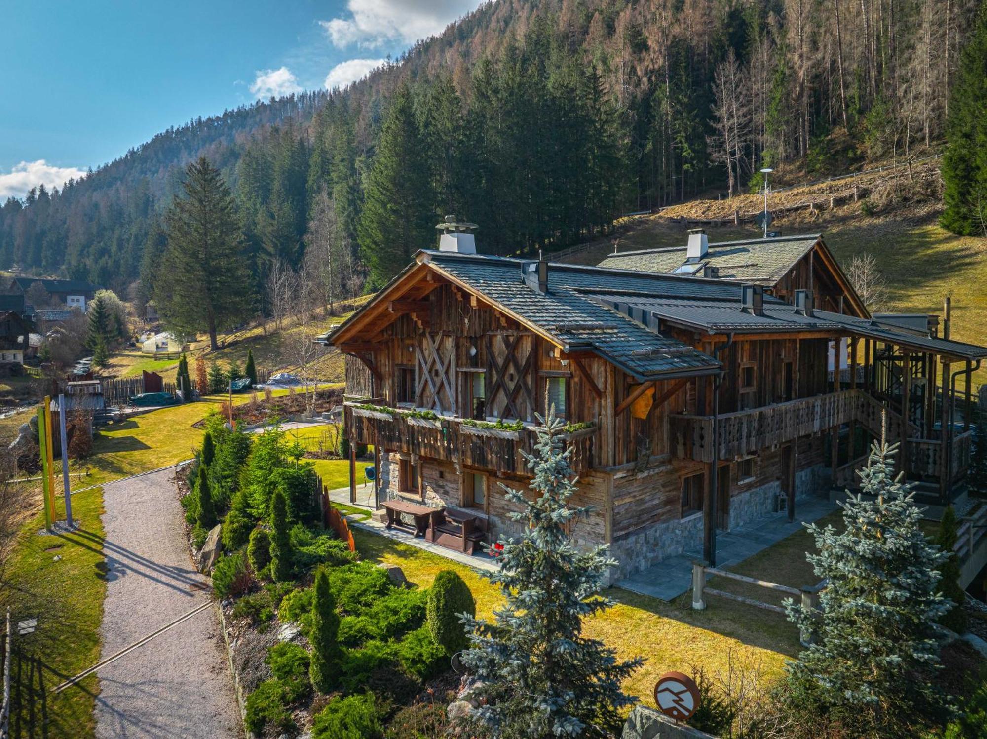 Alpine Mountain Chalet San Vigilio Di Marebbe Eksteriør bilde